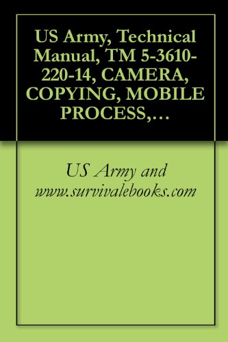 US Army, Technical Manual, TM 5-3610-220-14, CAMERA, COPYING, MOBILE PROCESS, 20 V, 3 PH 60 HZ, 24 X 30-INCH (CONSOLIDATED INTERNATIONAL MODEL 1969) (NSN ... AND MODEL 1969M, (3610-01-067-8926)