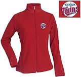 MLB Minnesota Twins Dark Red Womens Sleet Fleece