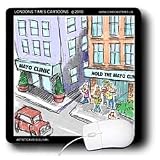 Londons Times Gen. 2 Medicine Doctors Cartoons - Mayo Clinic - Mouse Pads