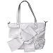Journee Collection Ribbon Accent Patent Finish Tote Bag