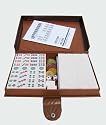 Oriental Mahjong Set with Vinyl Case, Dices, Money Chips and Banker Button