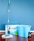 360 Degree Magic Spin Dry Mop Pro + Bucket (2nd Generation) - Blue