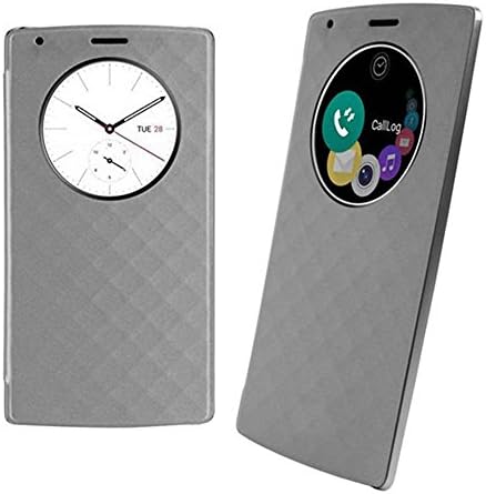 LG G4 Case,Yootech? LG G4 Quick Circle Case Wireless Charger Qi Standard Wireless Charging receiver Cover case - with smart wake up/sleep view window - Support NFC and wireless charging function - Retail Packaging - Lifetime Warranty (Black)