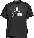 Got Rum? Pirate Logo Men's tee Shirt in 12 colors Small thru 6XL