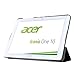 Ultra Slim Lightweight Smart Cover Stand Case for Acer Iconia One 10 B3-a20 (Black)