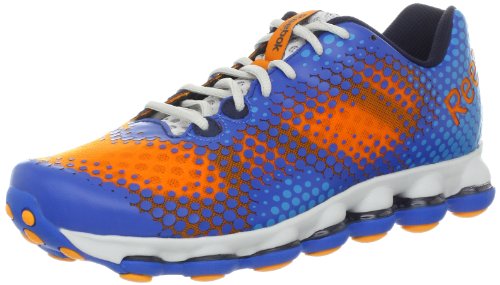 Reebok Men's Skycell DMX Running Shoe,Nacho/Blue Sport/Far Out Blue/Athletic Navy,9.5 M US