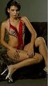 Sexy Animal Print Strappy Monokini Teddy Lingerie with Red Lace and Rhinestones