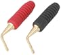 MONSTER AGPRHMKII PATENTED ANGLED GOLD PINS SPEAKER CABLE CONNECTORS