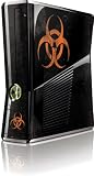 Skinit Biohazard Orange Vinyl Skin for Microsoft Xbox 360 Slim (2010)