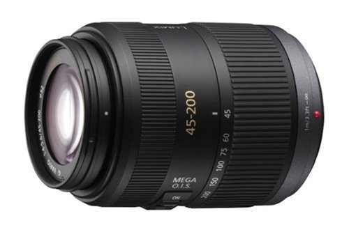 Panasonic H-fs045200e Lumix G Vario 45-200mm F4-5.6 ASPH Mega O.I.S Lens