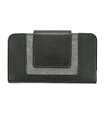 Apple iPhone 3G Leather Black Horizontal Carrying Case with Rotating Belt Clip