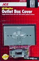Ace Weatherproof Toggle Switch Cover W/3-Way Switch (31643)