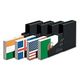 世界の国旗ポストカードシリーズ　BOXセット コンプリート（4BOX）（アジア23カ国+中東15カ国+オセアニア14カ国+ヨーロッパ54カ国+アフリカ53カ国+アメリカ35カ国+その他13種） FLAGS OF THE WORLD POST CARD COMPLETE BOX <Asia+Mideast+Oceania+Europe+AfricaAmerica+Others> 207枚入りの画像