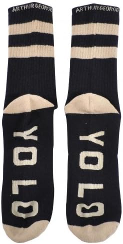 Arthur George Men's Catchy Phrases Half Crew Sock