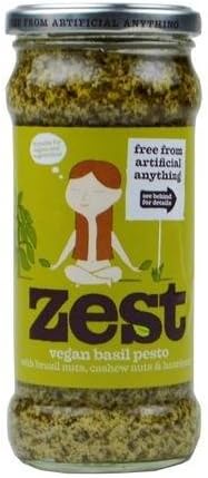 (3 PACK) - Zest - Basil Pesto Vegan | 340g | 3 PACK BUNDLE