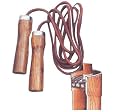 Leather Skipping Rope