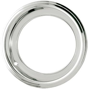 15 x 7 California Chrome Plated Stainless Steel Beauty Trim Rings Olds Cutlass Mopar