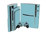PlayStation 3 Skin (PS3) - NEW - ICE BLUE system skins faceplate decal mod