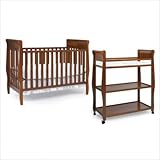 Sarah Classic 4-in-1 Convertible Crib Nursery Set in Cinnamon