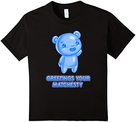 Kids Gummy Bear Matchesty T-Shirt 10 Black