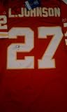 Larry Johnson Signed Kansas City Chiefs Jersey
