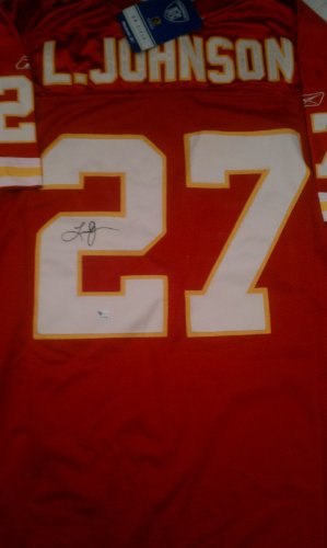 Larry Johnson Signed Kansas City Chiefs Jersey