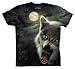 Night Breed Wolf T-Shirt by The Mountain Evolution Tee 100% Cotton Fitted Short Sleeve Shirt fits Teens & Adults