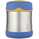 Thermos Foogo Leak-Proof Stainless Steel Food Jar, Blue, 10-Ounce