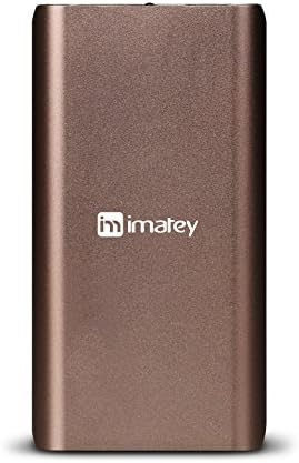 Power Bank, iMatey 5200mAh Ultrathin Power Bank Portable Charger Backup External Battery Power Pack with LED Flashlight for iPhone 6 Plus, iPhone 6 5s 5c 5 4s, iPods (Apple Adapters Not Included), Samsung Galaxy S5 S4 S3, Galaxy Note 4 3, other Smartphones, Gopro Cameras and More(Coffe)