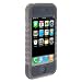 Apple iPhone 1st Gen (NOT for iPhone 3G) PDA Accessory Bundle Kit - Smoke Silicone Skin Cover Case with Armband + Body Screen LCD Protector Film Guard with Bonus Cleaning Cloth By Bargaincell