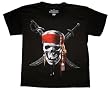 Pirates of the Caribbean Black Skull T-shirt for Boys