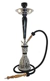 Produkt-Bild: Aladin Shisha Nomad - ca. 70 cm - 1-Schlauch - Weiss/Schwarz