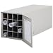 Safco 44"D Steel Roll File, 16 Tube Tropic Sand