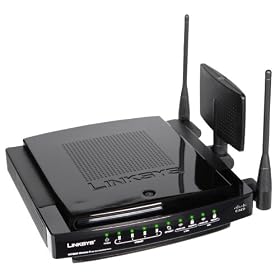 Linksys WRT600N Linksys Ultra RangePlus Dual-Band Wireless-N Gigabit Router with Storage Link