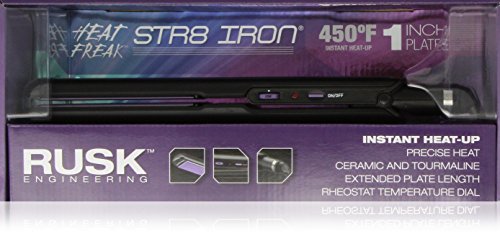 rusk engineering heat freak professional ceramic and tourmaline straight iron