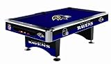 Baltimore Ravens Billiards Pool Table Game Room Set