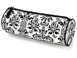 Paris Black White Damask Pencil Bag Case