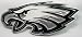 Philadelphia Eagle Enamel Pewter Buckle, NFL Football Buckle