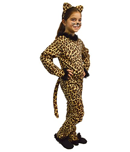 Big Girls Leopard Bodysuit Animal Print Costume