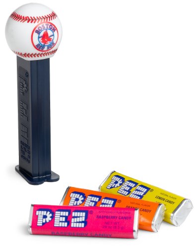 PEZ MLB Boston Red Sox, 0.87-Ounce Candy Dispensers (Pack of 12) by PEZ