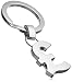 SEVEN (London) Sterling Silver MA1216 Pound Symbol Keyring