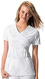 Cherokee 6719 Women's Disney Mock Wrap Print Scrub Top