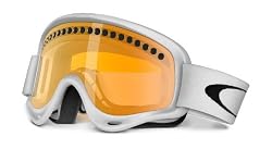 Oakley Unisex-Adult O Frame Snow Goggles(Matte White,Persimmon)