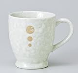 白マットポイントマグ　【マグカップ 美濃焼】