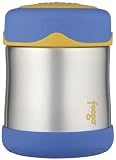 Thermos Foogo Leak-Proof Stainless Steel 10-Ounce Food Jar, Blue