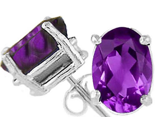Genuine Amethyst Earrings LIFETIME WARRANTY