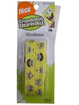 Nickelodeon Spongebob Squarepants Kids Yellow Shoe Laces - Spongebob Shoelaces