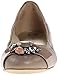 AK Anne Klein Women's Pebble Leather Ballet Flat