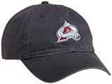NHL Women's Basic Slouch Adjustable Cap (Colorado Avalanche, One Size Fits All)