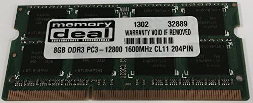 8GB Memory Upgrade for HP ENVY 15t Touch RealSense Laptop DDR3L 1600MHz PC3L-12800 SODIMM RAM